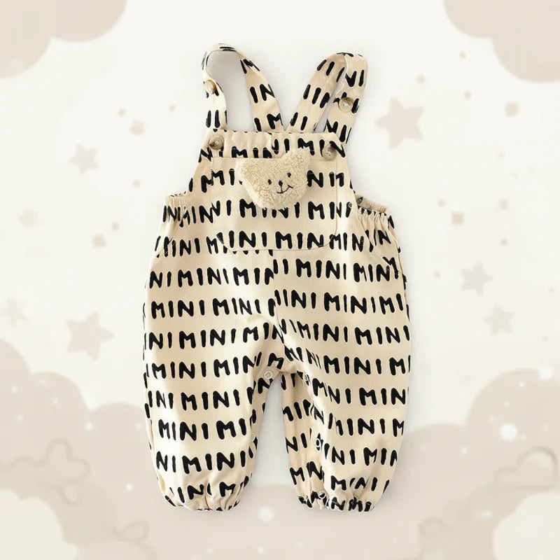 Striped Overall Romper – Soft & Comfort – Kids' Jumpsuit
