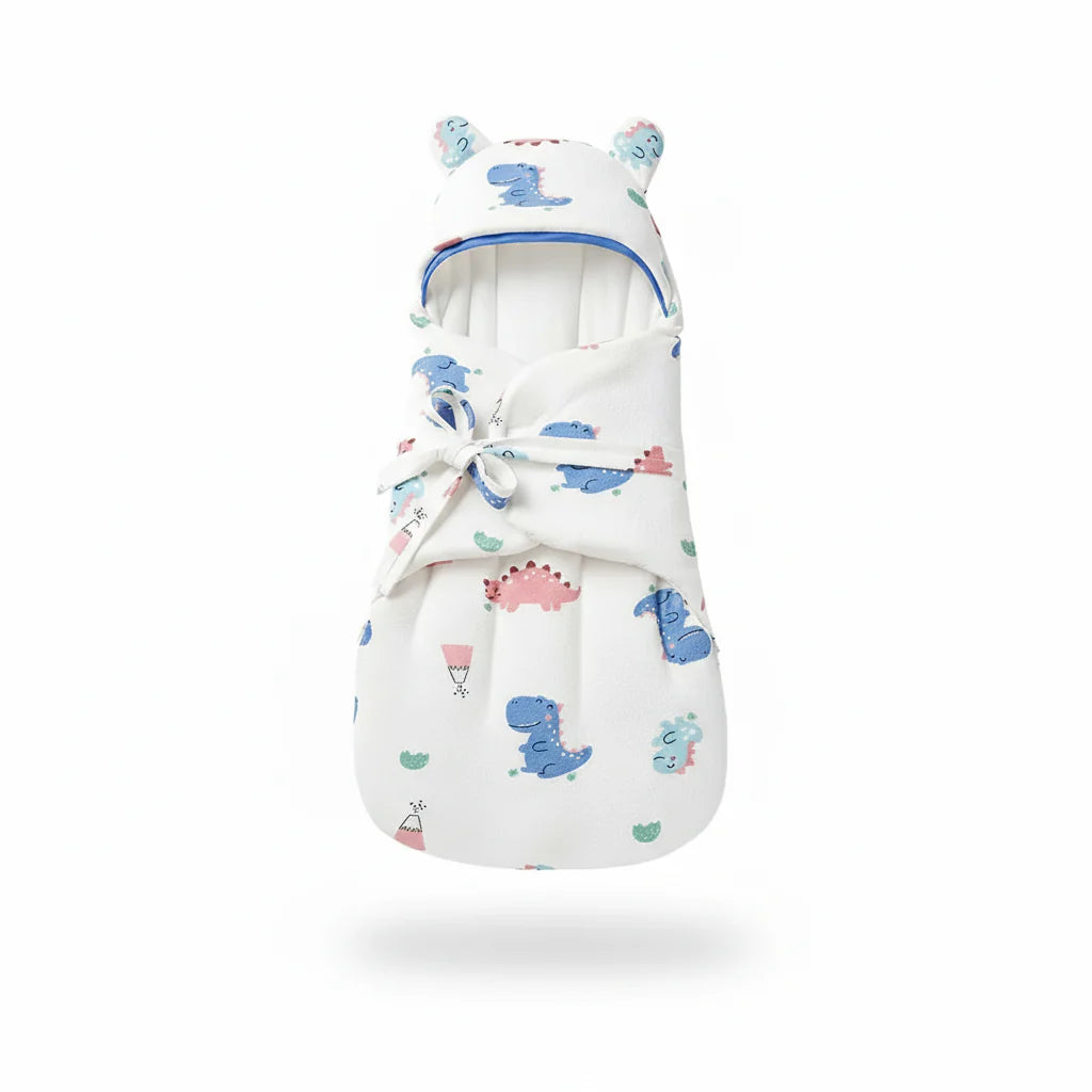 SnuggleBear – Comfort & Convenience – Cotton baby swaddle blanket for swaddling