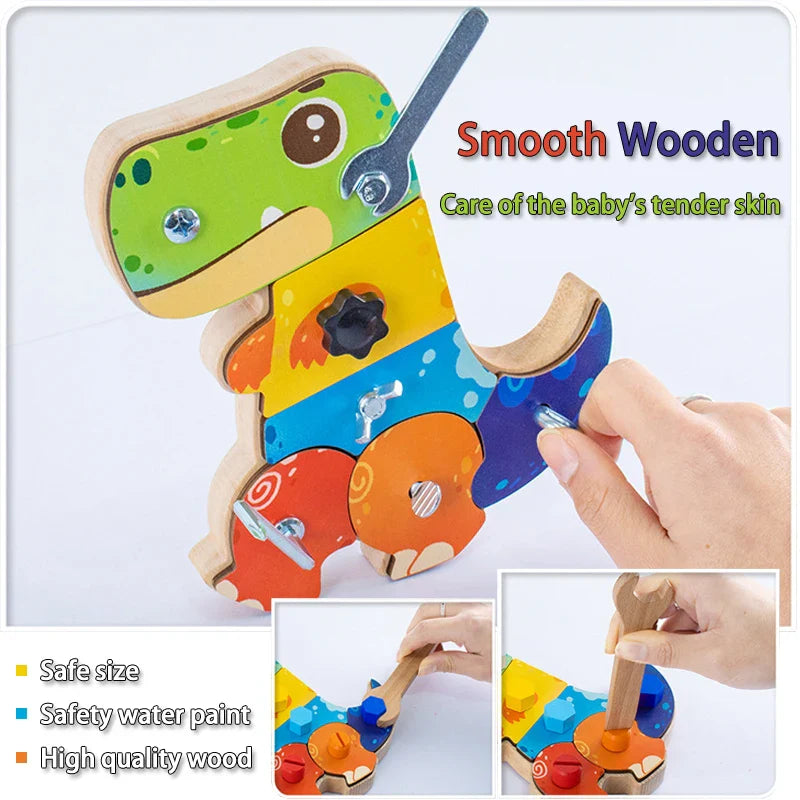 Dino Screwdriver Board™ - Turn & Explore - Sensory Toys