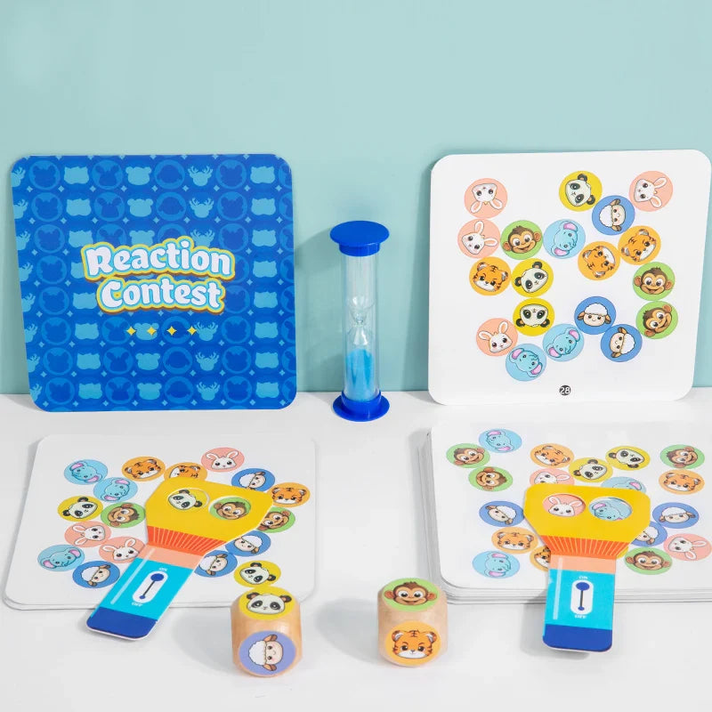 Puzzle Duel™ - Fast & Smart - Interactive Reaction Board Game