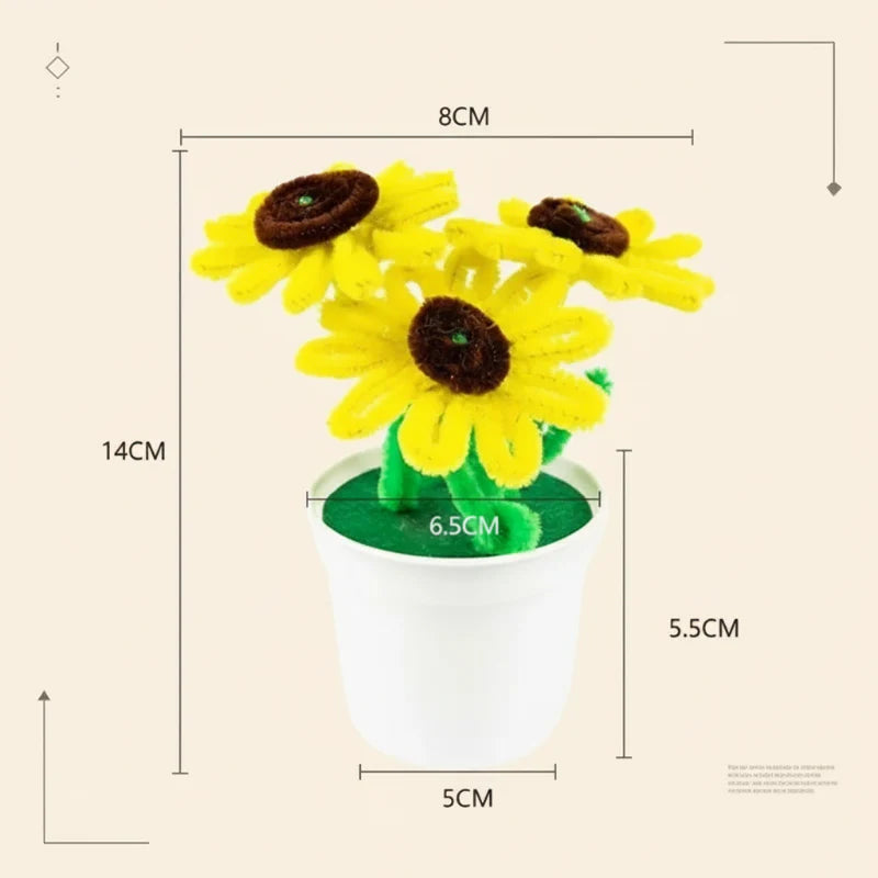 CraftBloom – Colorful & Creative – DIY Flower Pot Craft Kit