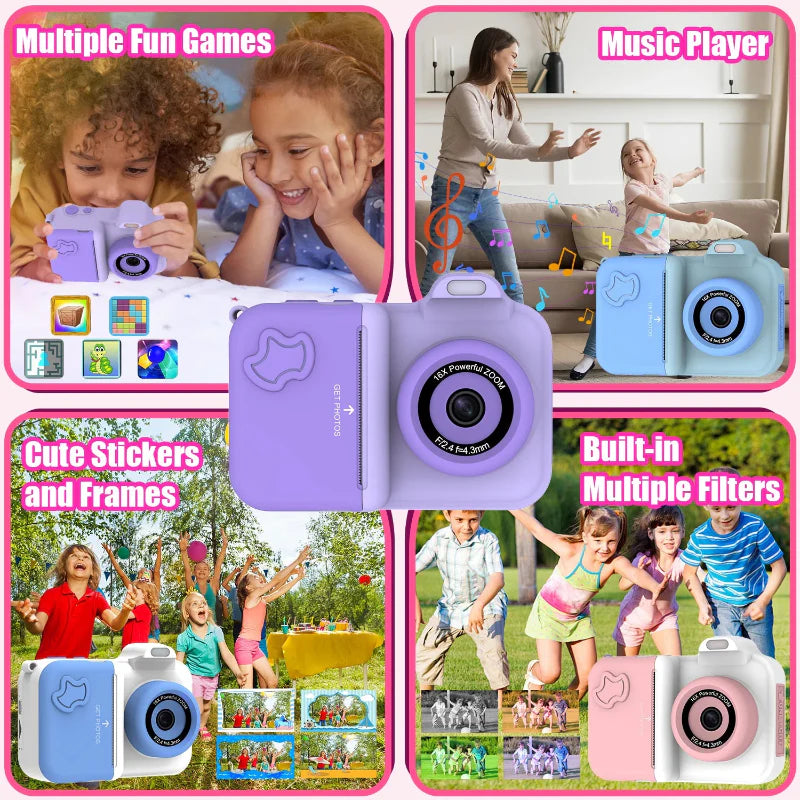 Instant Print Camera – Creative & Interactive – Instant Kids' Camera