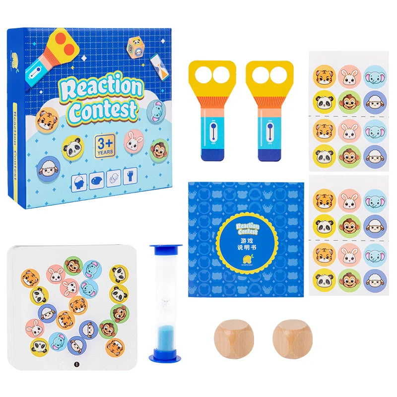 Puzzle Duel™ - Fast & Smart - Interactive Reaction Board Game