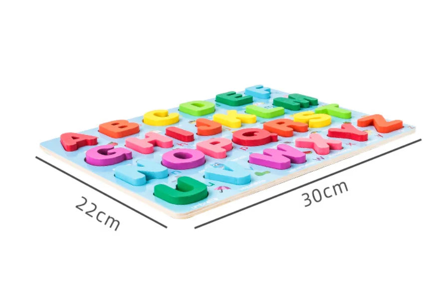 SmartBoard – Colorful & Educational – Montessori Number & Letter Learning Puzzle