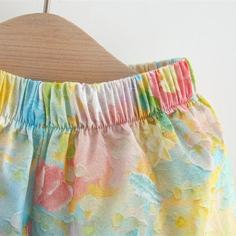Mini Fashion™ - Summer Flower Chic - Summer Dress Peony print