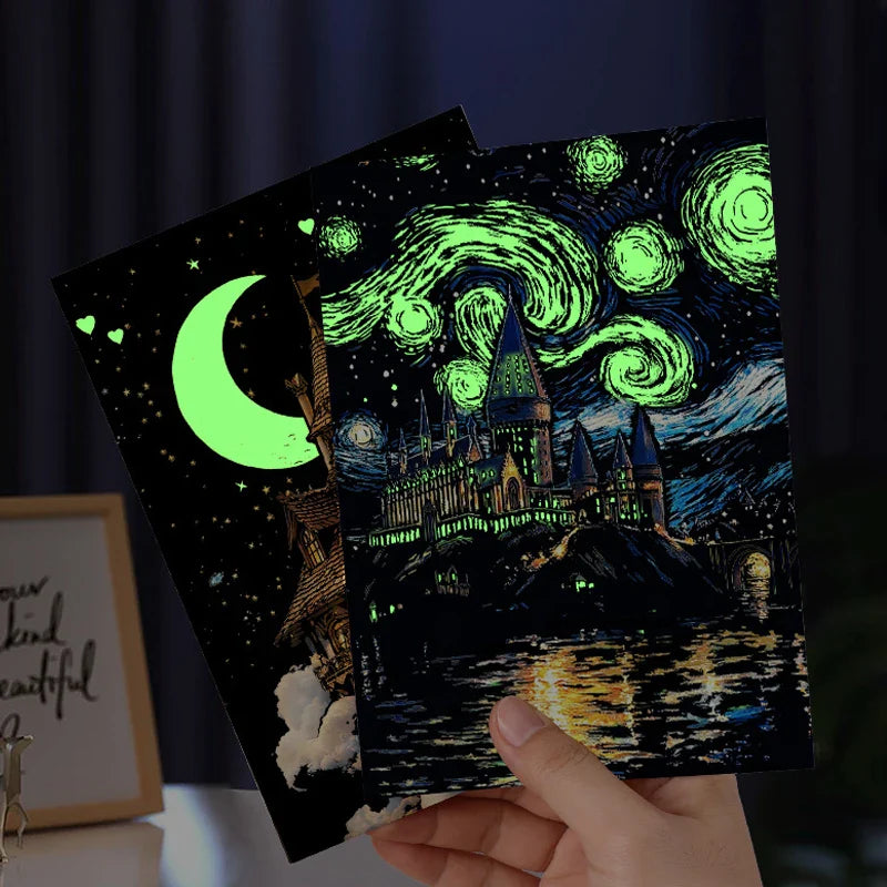 GlowArt – Glow-in-the-dark – Scratch Cards Set