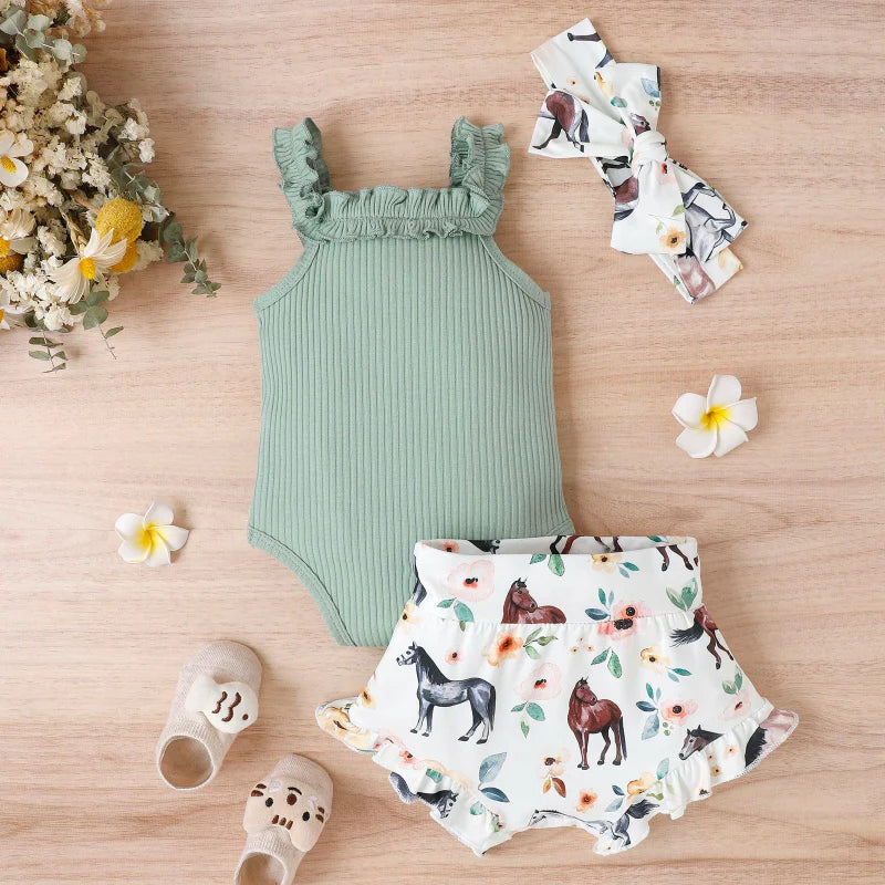 Baby Girl Summer Outfit – Cute and lightweight – Baby clothing set