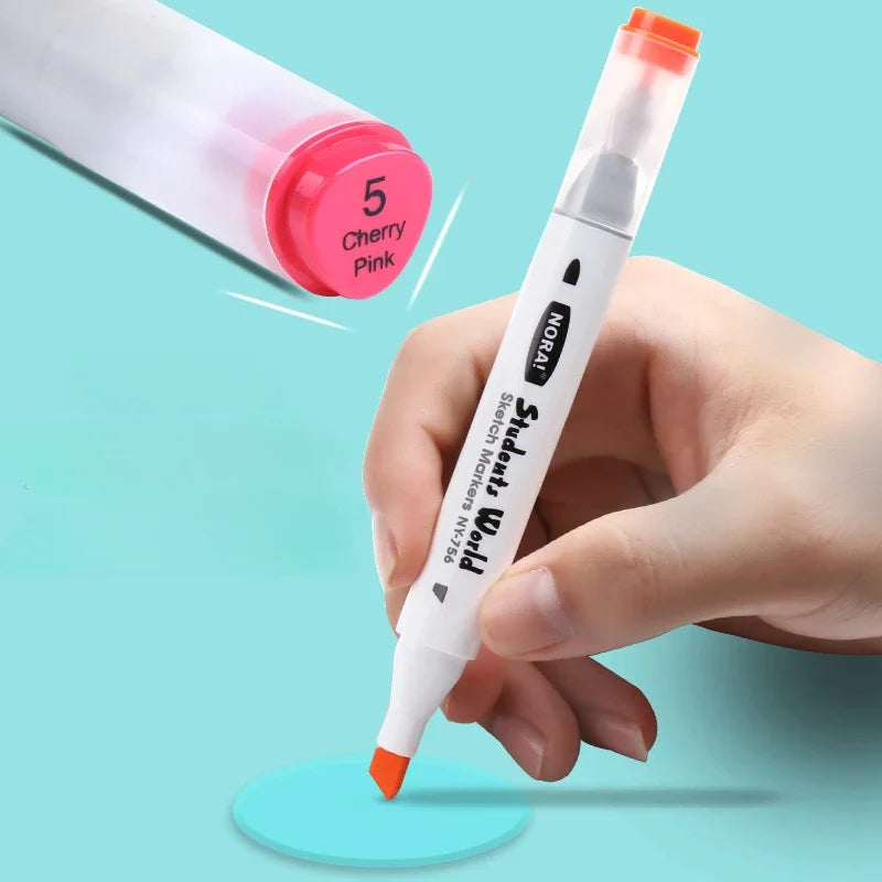 HighlightPro – Double & Colorful – Odorless & Washable School Markers