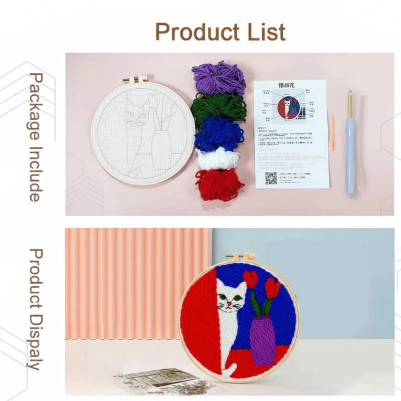 SoftLoop – Soft & Creative – DIY Punch Needle Home Decor Set