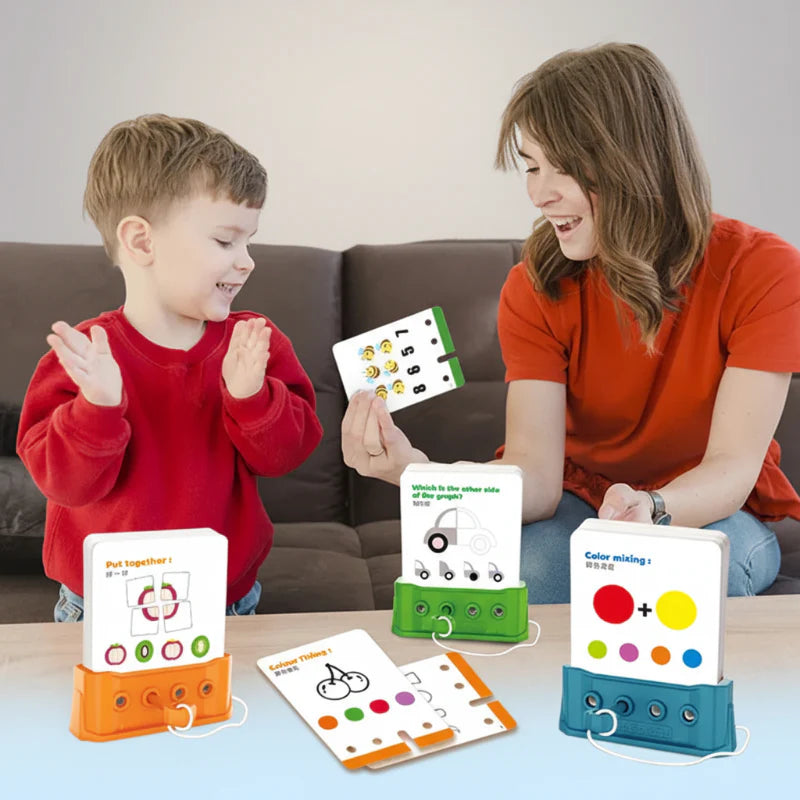 Montessori Shape Matching Game – Logic & Concentration – Puzzle Board Game