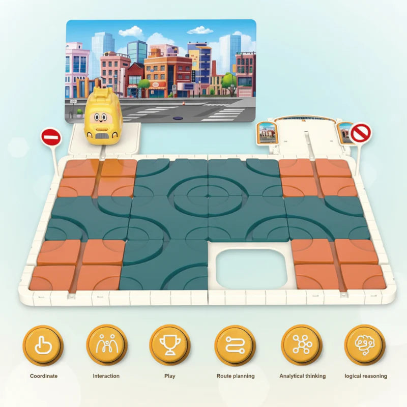 ThinkFun – Logical Thinking & Concentration - Train Puzzle Game