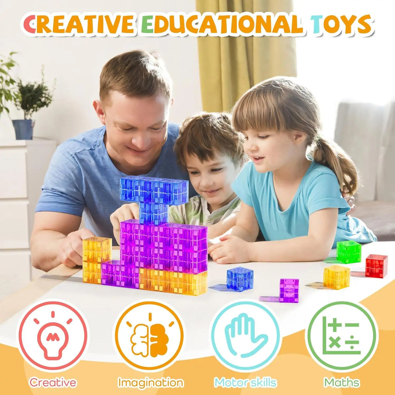 Magic Cubes - Fantasy & Fun - Magnetic Building Blocks