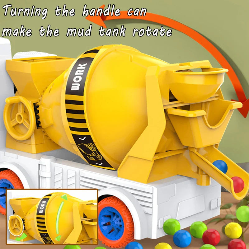 Power Mixer Truck™ – Turn & Build Fun - Toy Construction Vehicle
