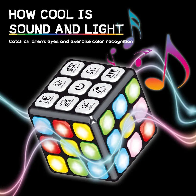 Magic Melody Cube™ - Flashy, Magical & Educational - Educational Play Cube
