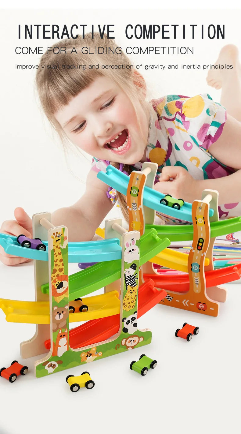 Woods™ - Creative & Educational - Wooden Roller Coaster