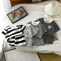 Thumbnail for Kids Stripe Outfit – Trendy & Comfortable – Summer Kids' Outfit