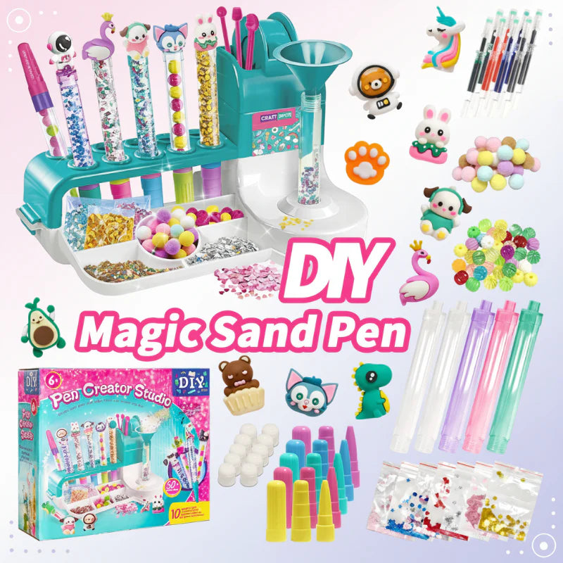 DIY Sand Art Pen – Creative & Educational – Pen Creator Play Set