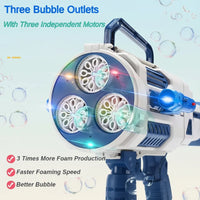 Thumbnail for Light Up Bubble Gun – Play & Music – Bubble Blower
