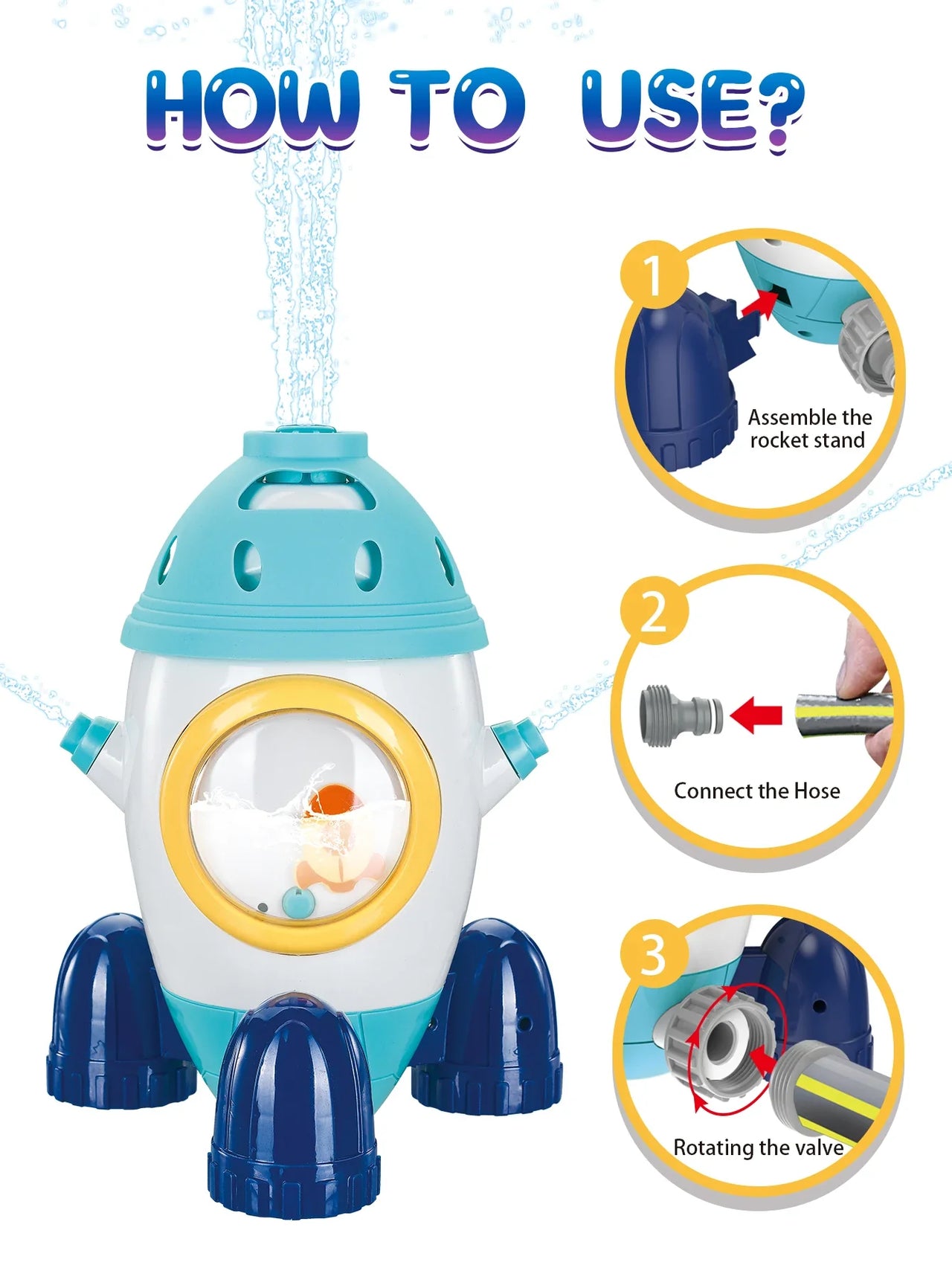 Rocket Blaster™ – Summer Bang Fun - Rocket Fountain