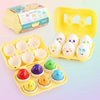 Montessori 3D Eggs Puzzle – Fun for Easter - Egg Sorting Game