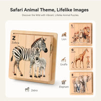 Thumbnail for ZooStack – Wood & Interactive – Animal Block Puzzle