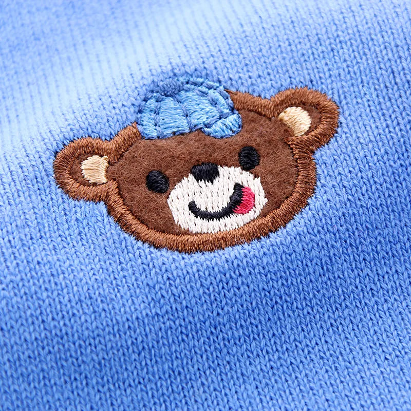 CozziWear – Warm & Trendy – Knitted Cardigan with Bears