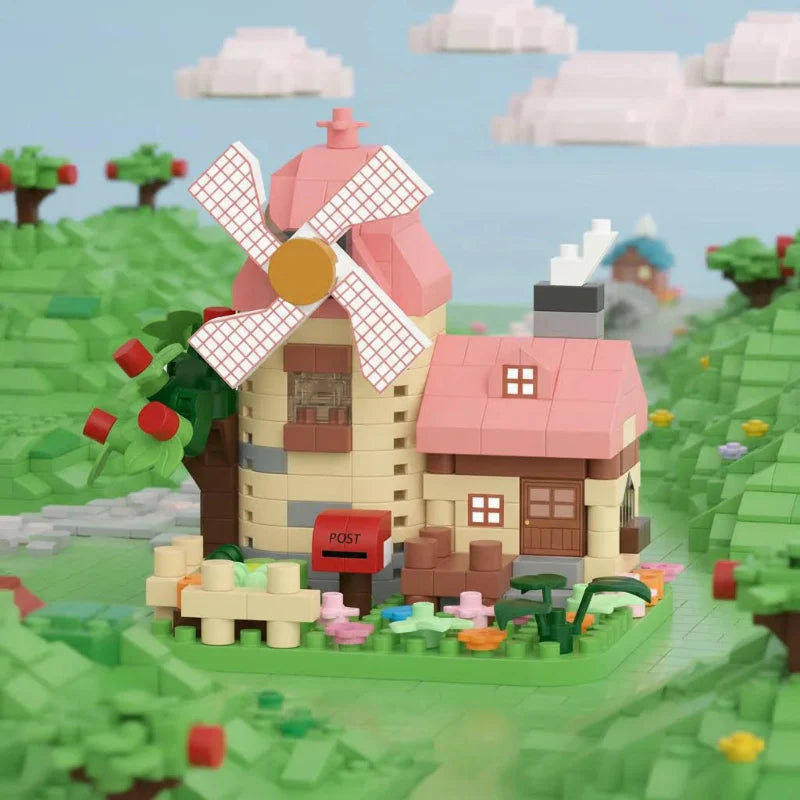 DIY Windmill Building Blocks – Creative & Challenging – Building Blocks Set