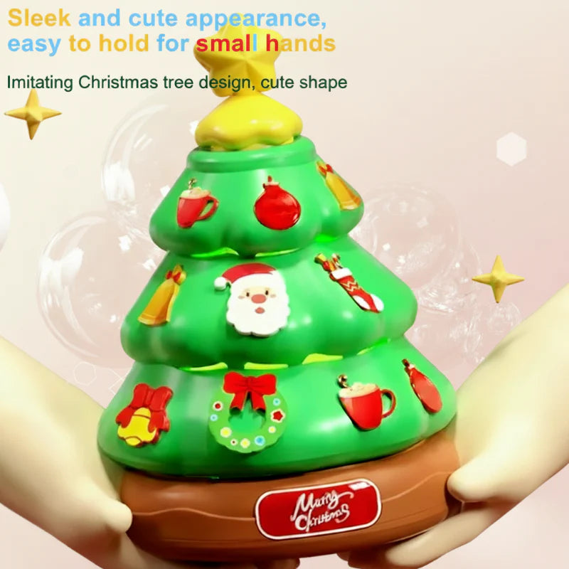 BubbleTree – Magical & Playful – Christmas Tree with Music and Bubble Blowing