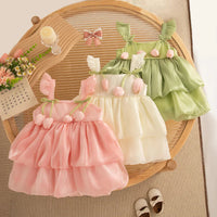 Thumbnail for Tulip Mesh Dress – Elegant & Comfort – Children's Dress