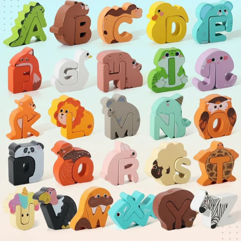 ZooLetters – Playful & Educational – Animal Alphabet Puzzle for Children