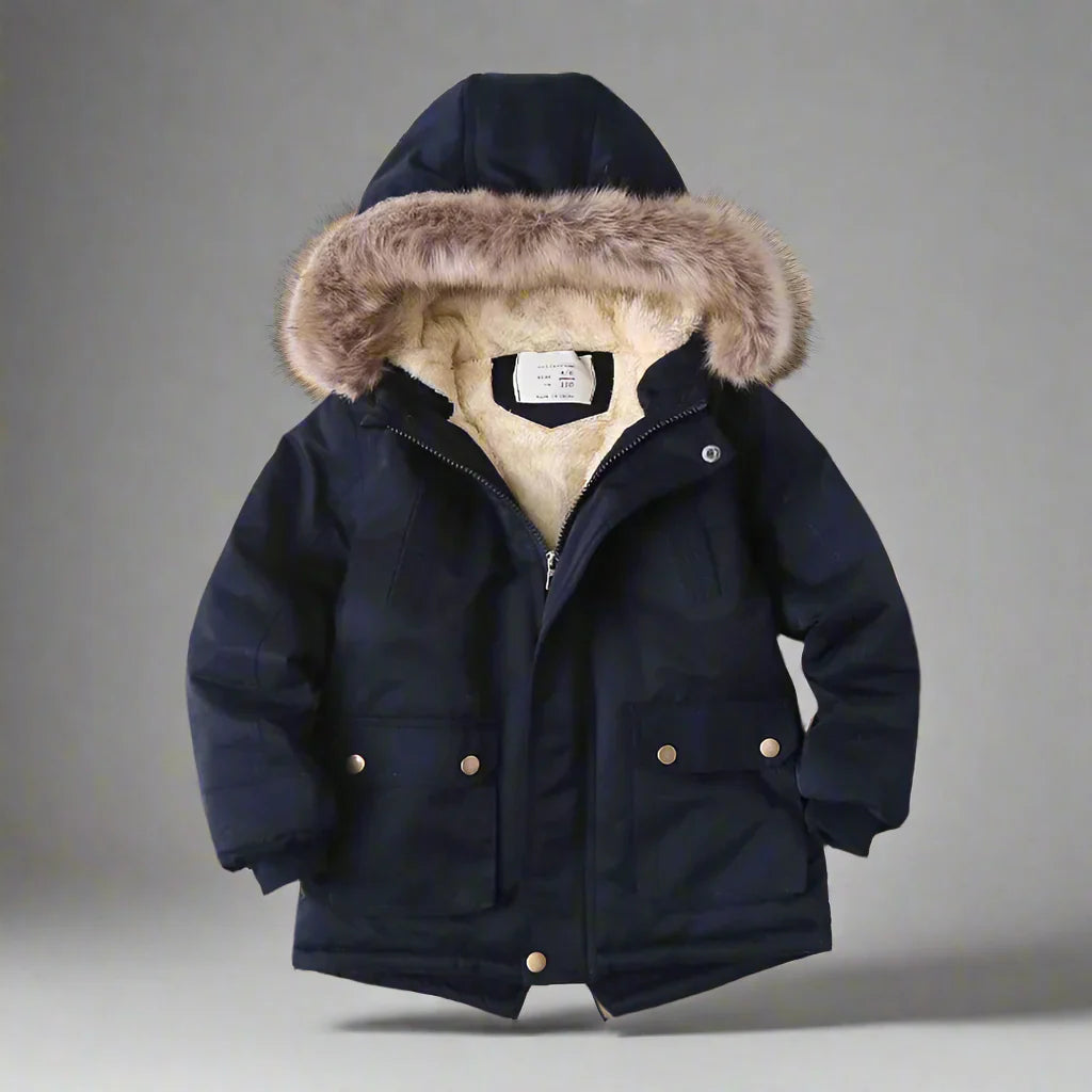 CozyTrend – Elegant & Warm – Parka Winter Coat with Fur Collar
