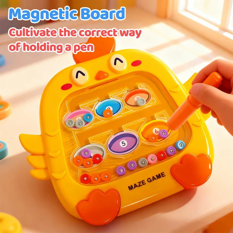 Color Number Maze – Great for on the go – Magnetic Maze