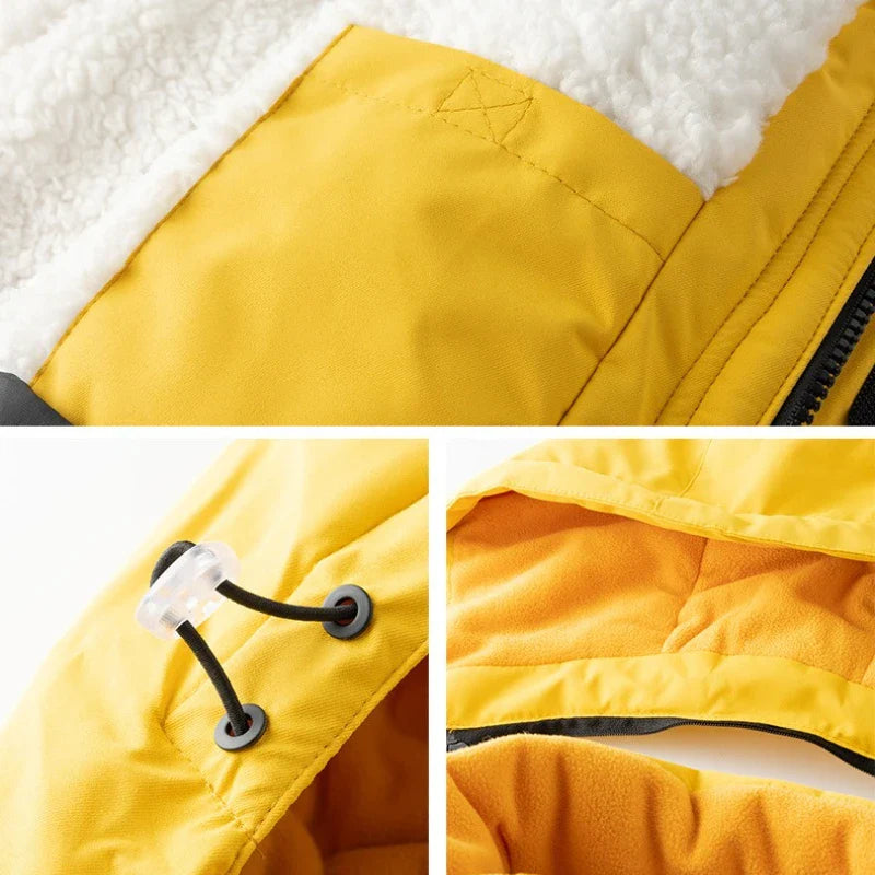 GlacierFit – Breathable & Protective Waterproof – Ski Suit with Fleece Lining