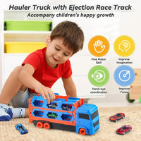 Thumbnail for Mega Transporter - 9-in-1 Racing Fun - Transformable Toy Truck