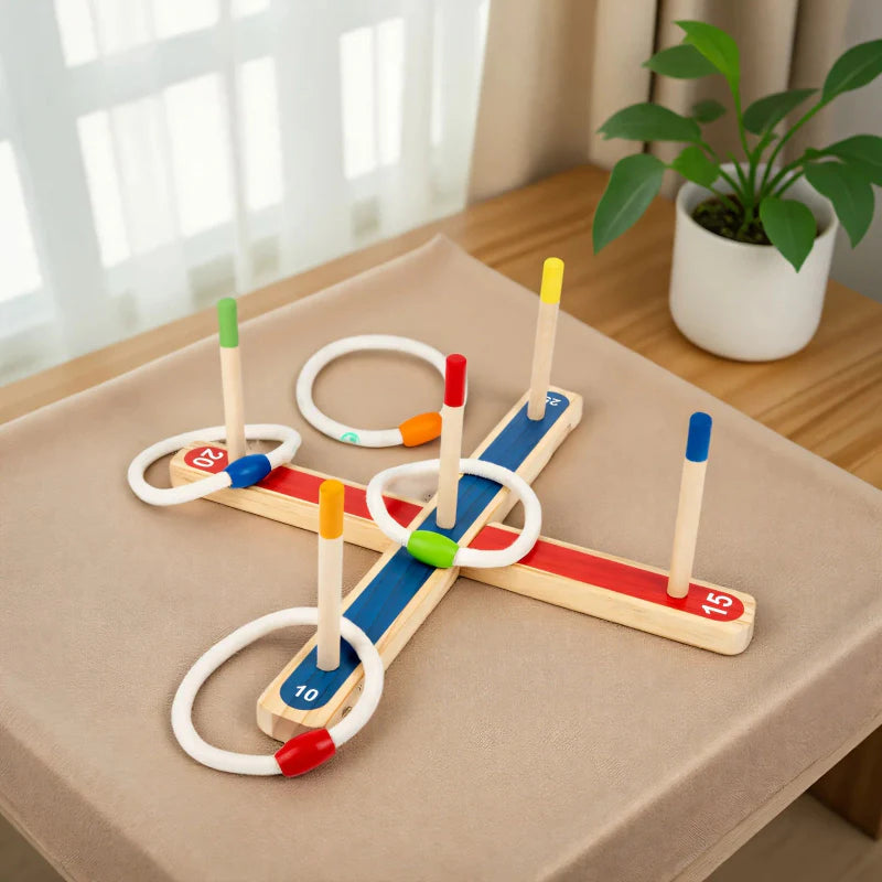 Montessori Ring Toss Game – Active & Educational – Ring Toss Game