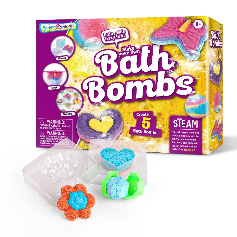 BathBombs – Colorful & Educational – DIY Bath Bomb Kit