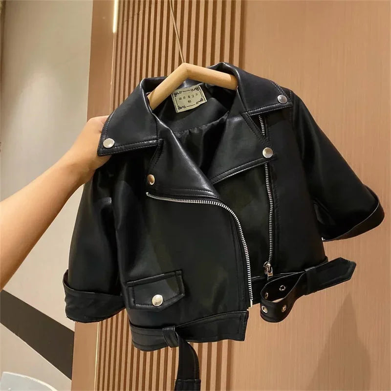 Girls Leather Jacket – Cool & Stylish – Leather Kids Jacket
