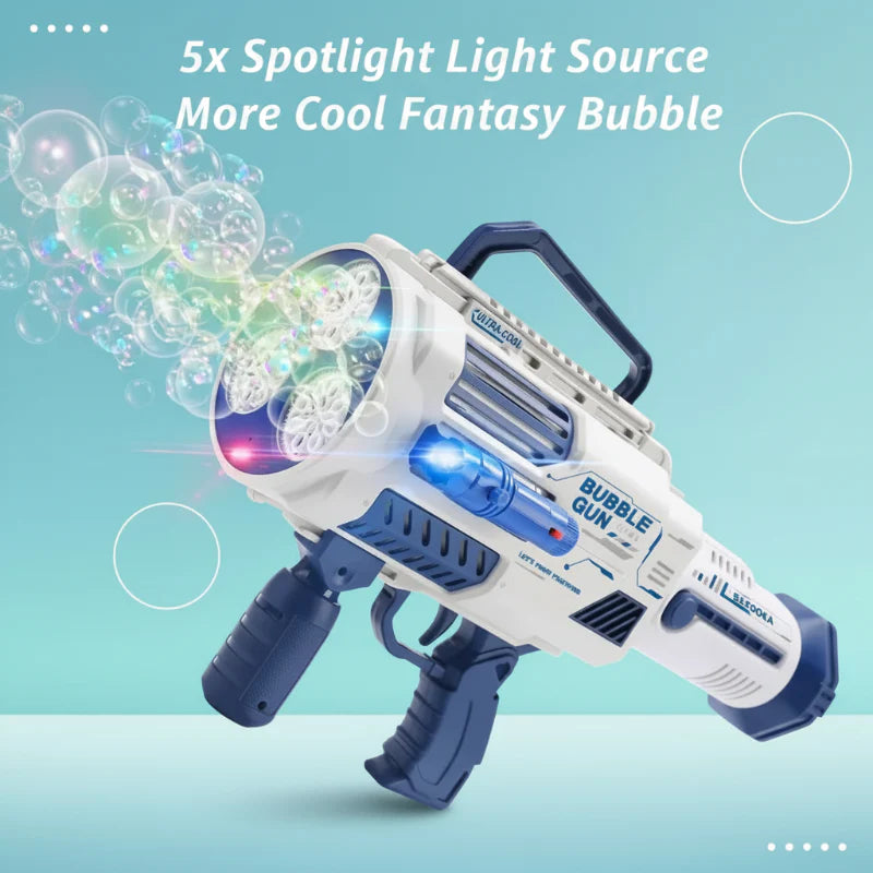 Light Up Bubble Gun – Play & Music – Bubble Blower