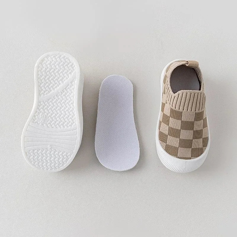 Mini Fashion™ - Blocked pattern - Flexible Slip-on Shoe