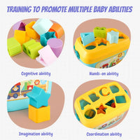 Thumbnail for LittleGenius – Play & Learn – Colorful Shapes Sorting Bucket