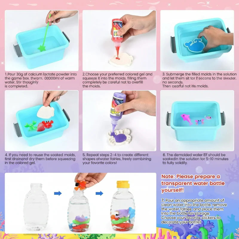Magic Gel Water Beads – Creative & Sensory – Water Shaping Play Set