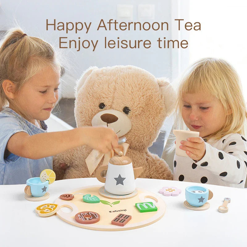 Woods – Simple & Charming – Wooden Tea Set for Children