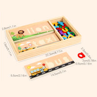 Thumbnail for AlphaPuzzle – Learn English words – Wooden Spelling Puzzle