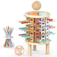Thumbnail for Balance Tower™ – Stack & Count – Wooden Thinking Game