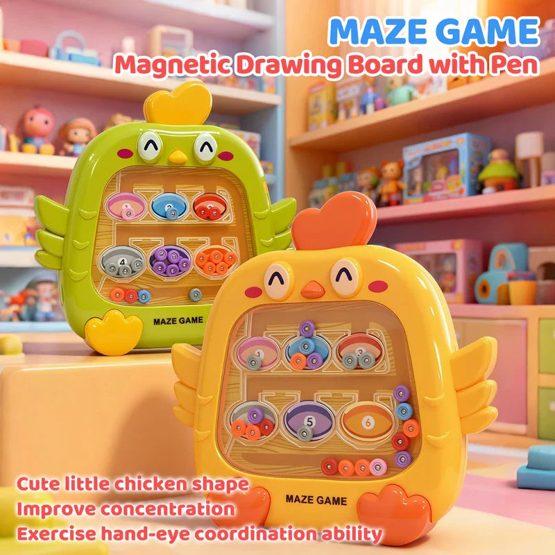Color Number Maze – Great for on the go – Magnetic Maze