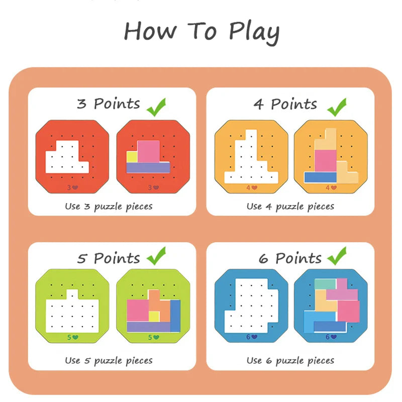 Colorful Tangram Puzzle™ - Creativity & Learning - Tangram Puzzel