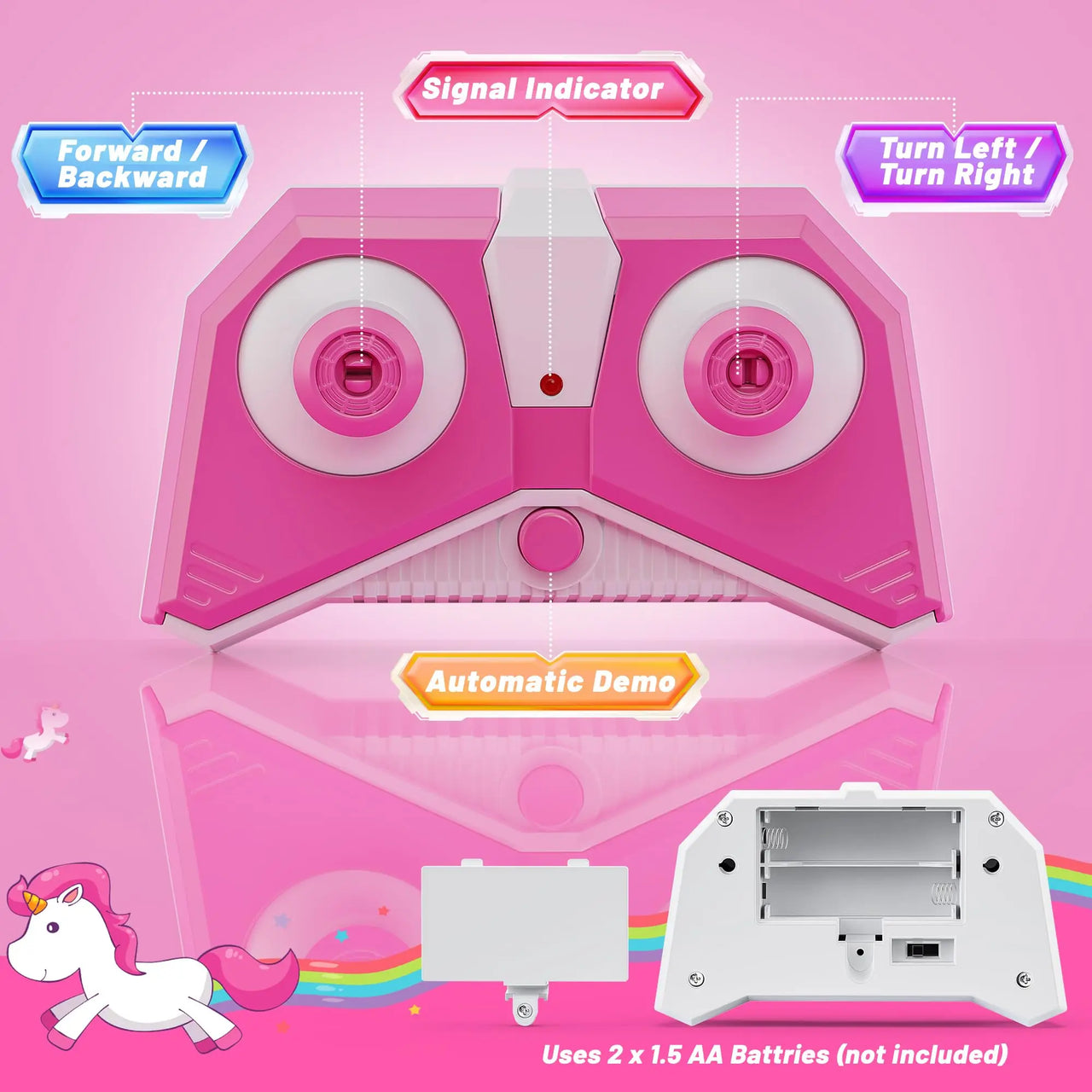 GlowRide – Colorful & active – Unicorn RC car