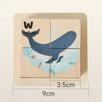 Thumbnail for WoodMind – Creative & Educational – 6-in-1 Montessori Animal Wooden Puzzle