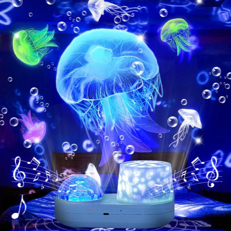 OceanGlow – Soothing & Magical – Starry Sky Projection Night Light