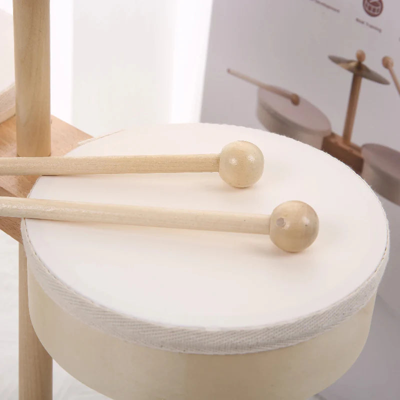 Kids Wooden Drum Toy – Music & Creativity – Drum Play Set